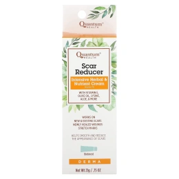 Quantum Health, Scar Reducer, интенсивный травяной питательный крем от шрамов, 0,75 унции (21 г)