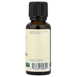 Vitacost, 100% чистое масло чайного дерева, 30 мл (1 жидк. унция)