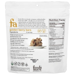 Foods Alive, Органические золотые ягоды, сушеные, 227 г (8 унций)