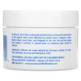 Country Comfort, Herbal Savvy, окопник — алоэ вера, 28 г