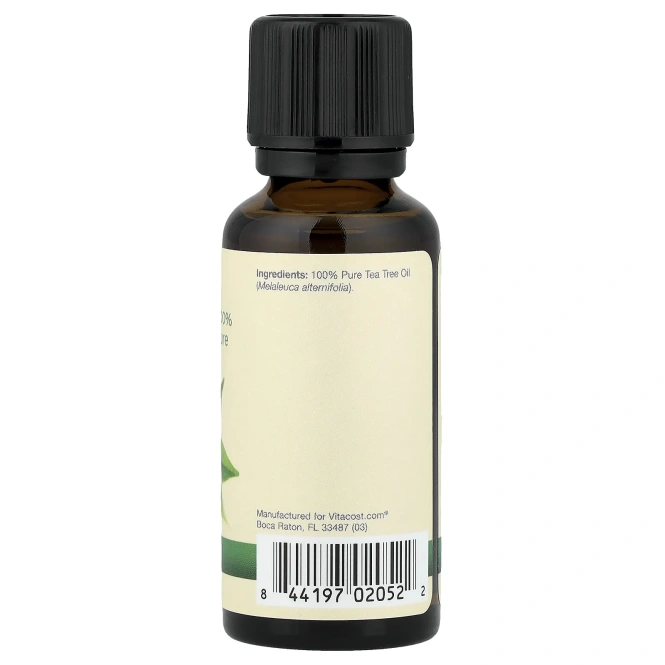 Vitacost, 100% чистое масло чайного дерева, 30 мл (1 жидк. унция)