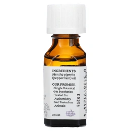 Aura Cacia, Чистое эфирное масло, сладкая перечная мята, 15 мл (0,5 жидк. унц.)