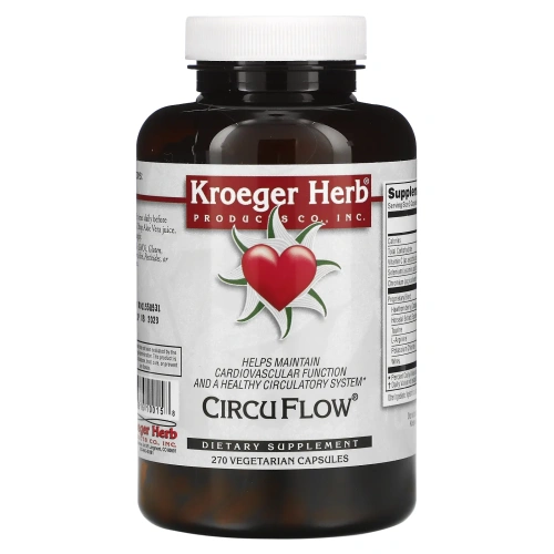 Kroeger Herb Co, CircuFlow, 270 капсул на растительной основе