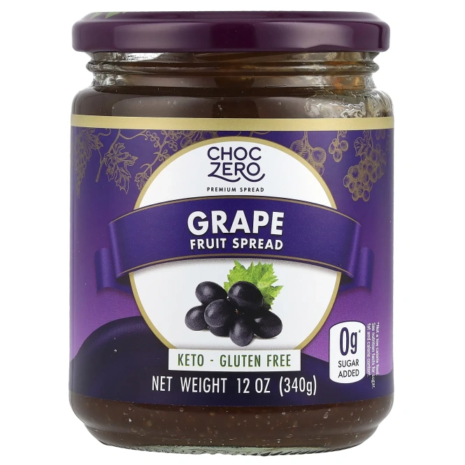 ChocZero, Fruit Spread, виноград, 340 г (12 унций)