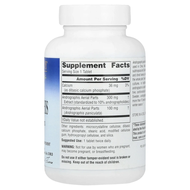 Planetary Herbals, Полный спектр, андрографис, 400 мг, 120 таблеток