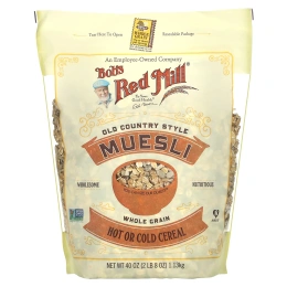 Bob's Red Mill, мюсли, в деревенском стиле, цельнозерновые, 1,13 кг (40 унций)