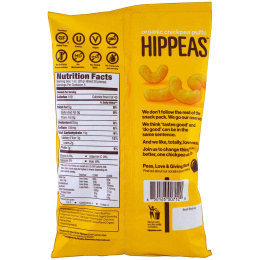 Hippeas, Подушечки с органическим нутом, веганский белый чеддер, 4 унции (113 г)
