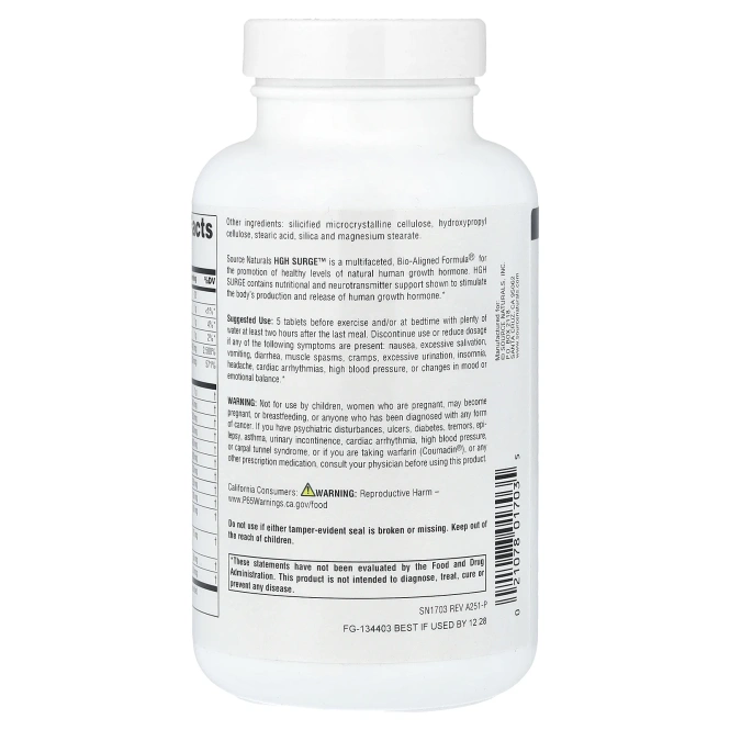 Source Naturals, HGH Surge™, 100 таблеток