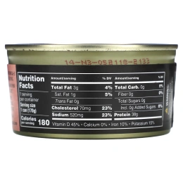 Crown Prince Natural, Pacific Pink Salmon, Skinless & Boneless , 6 oz (170 g)
