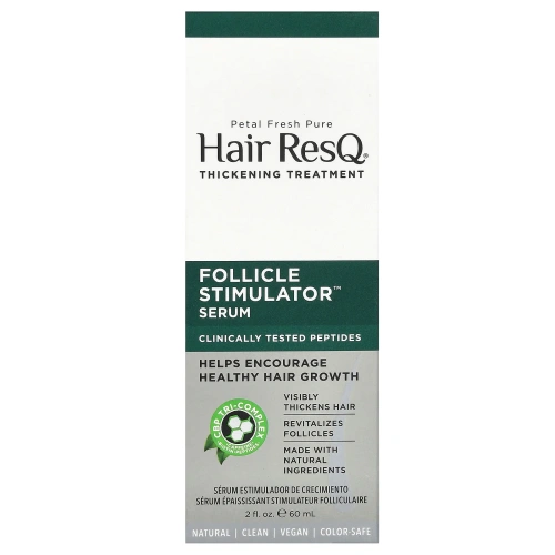Petal Fresh, Hair ResQ, Лечение для густоты волос, Сыворотка для стимуляции фолликулов, 2 ж. унц.(60 мл)