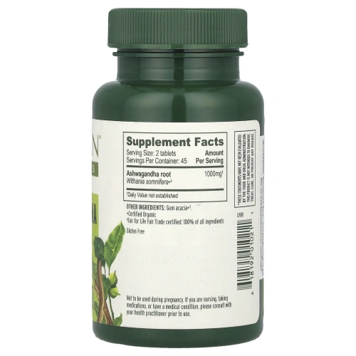Banyan Botanicals, Ашваганда, 90 таблеток
