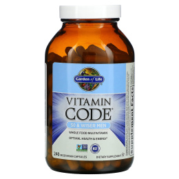 Garden of Life, Vitamin Code, для мужчин от 50-ти лет и старше, 240 растительных капсул