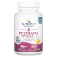 Nordic Naturals Postnatal Omega 3 1120 Mg Lemon Омега-3 жирные кислоты с витамином D3, 60 шт.