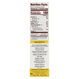 Simple Mills, крекеры из миндальной муки, с фермерским чеддером, 120 г (4,25 унции)