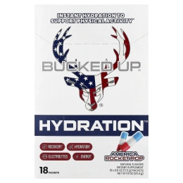 Bucked Up, Hydration™, America Rocket Pop, 18 пакетиков по 17,3 г (0,6 унции) каждый