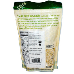 Woodstock, Органические семечки подсолнуха, очищенные, 12 унций (340 г)