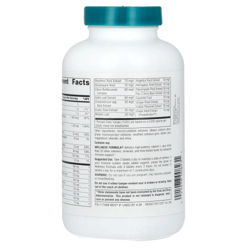 Source Naturals Wellness Formula, 180 таблеток