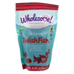 Wholesome Sweeteners, Inc., Рыбьий жир Organic Delish Fish, 6 унций (170 г)