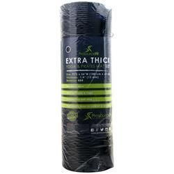 Pro Source, Коврик для упражнений высокой плотности с ремешками черный 1 шт