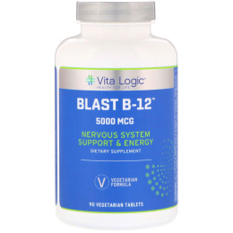 Vita Logic, Blast B-12, 5000 mcg, 90 Vegetarian Tablets