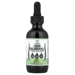 Double Wood Supplements, жидкий хлорофилл, мята, 2 унции