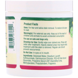 petnc NATURAL CARE, Tear Stain Cleansing Pads, For Cats & Dogs, 90 Pads