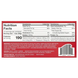 Laird Superfood, Протеиновый батончик + адаптогены, арахисовая паста с шоколадной крошкой, 10 батончиков по 45 г (1,6 унции)