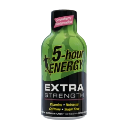 5 Hour Energy, Особо крепкий. Клубничный Арбуз 12 бутылок