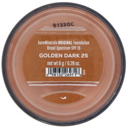 bareMinerals, Original, тональная основа, SPF 15, оттенок «Золотистый темный 25», 8 г