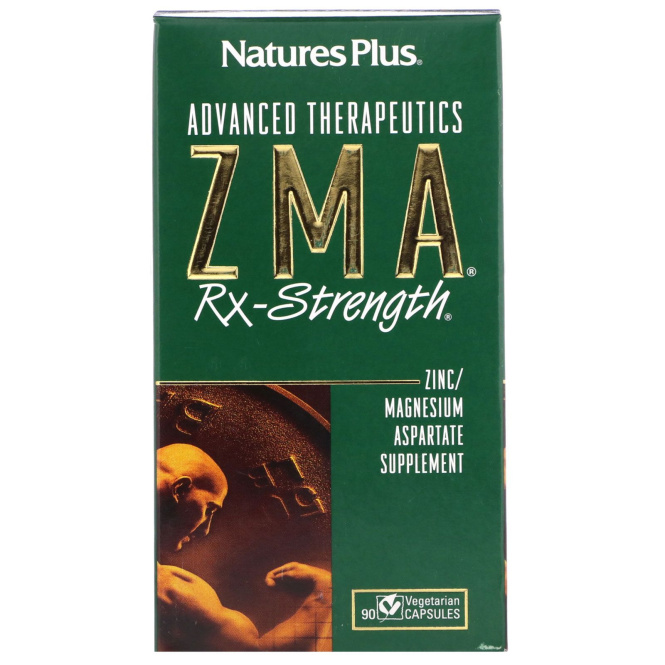 Nature's Plus, Advanced Therapeutics, ZMA Rx-Strength, 90 Vegetarian Capsules