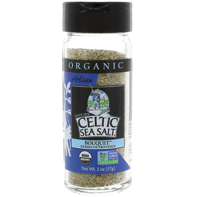 Celtic Sea Salt, Organic, Artisan, Bouquet Herbes De Provence, 2 oz (57 g)