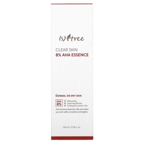 Isntree, Clear Skin 8% AHA Essence, эссенция, 100 мл (3,38 жидк. унции)