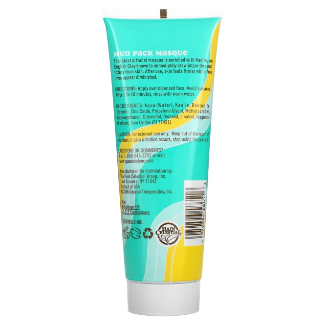 Queen Helene, Косметическая маска на основе глины, 8 унций (227 г)