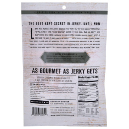 Country Archer Jerky, Абсолютно натуральная вяленая говядина, с запахом дыма, 2,75 унц. (78 г)