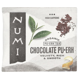 Numi Tea, Органический чай пуэр, шоколадный пуэр, 16 чайных пакетиков, 1,24 унции (35,2 г)