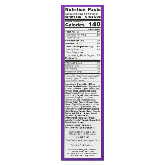 Annie's Homegrown, Снек, оригинальный, 255 г (9 унций)