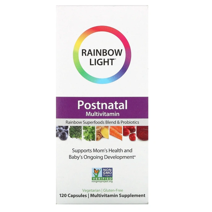 Rainbow Light, Vibrance, мультивитамины для послеродового периода, 120 капсул