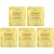 Petitfee, Gold Hydrogel Mask Pack, 5 Sheets