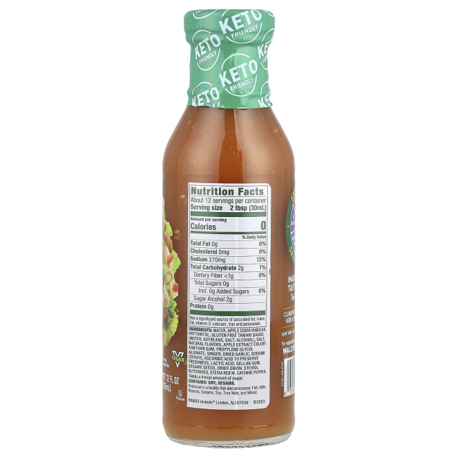 Walden Farms, Кунжутно-имбирная приправа, 12 жидких унций (355 мл)