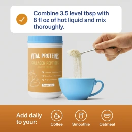 Vital Proteins, пептиды коллагена, со вкусом тыквы, 299 г (10,5 унции)