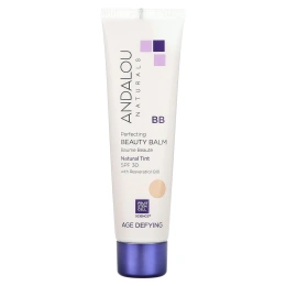 Andalou Naturals, Выравнивающий кожу BB бальзам, натуральный оттенок и SPF 30, антивозрастной, 2 жидкие унции (58 мл)