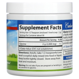 Carlson Labs, Глицин, аминокислоты в форме порошка 3,53 унции (100 г)