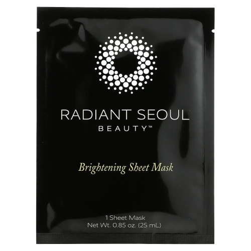 Radiant Seoul, осветляющая тканевая маска, 5 шт. по 25 мл (0,85 унции)