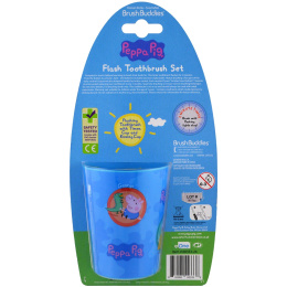 Brush Buddies, Свинка Пеппа, набор для чистки зубов, мягкая щетка, набор из 3 предметов