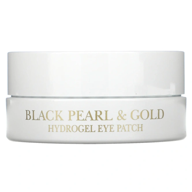 Гидрогелевые патчи для глаз Petitfee с золотом и черным жемчугом, 60 патчей