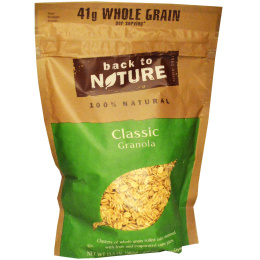 Back to Nature, 100% натуральная классическая гранола, 382 г (13,5 oz)