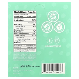 Kiss My Keto, Gummy Candy, ломтики арбуза, 6 пакетиков по 50 г (1,76 унции)