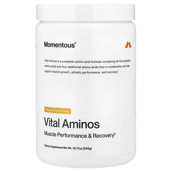 Momentous, Vital Aminos, тропический пунш, 345 г (12,17 унции)