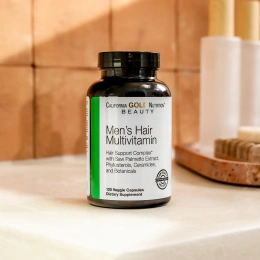 California Gold Nutrition, Beauty, мужские мультивитамины для волос, 120 растительных капсул