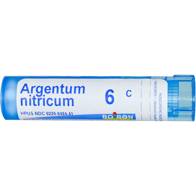 Boiron, Single Remedies, Аргентум нитрикум, 6C, прибл. 80 гранул